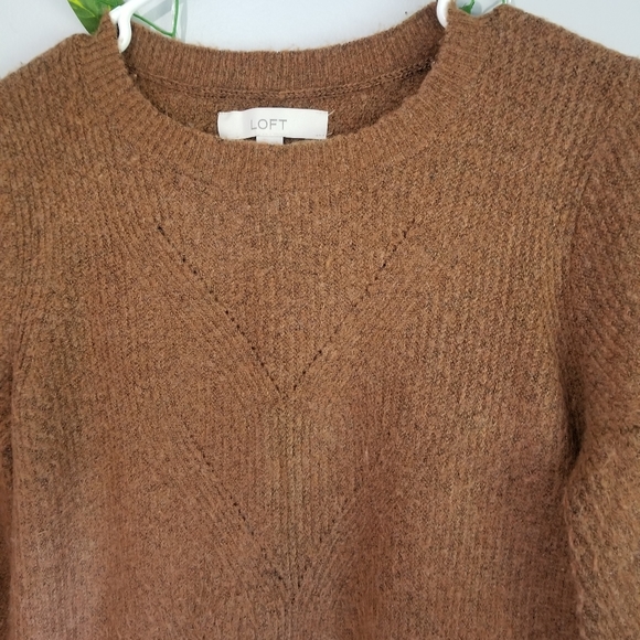 LOFT Crew Neck Womens Autumn Business Casual Stretch Acrylic Blend SM Sweater - Picture 2 of 8